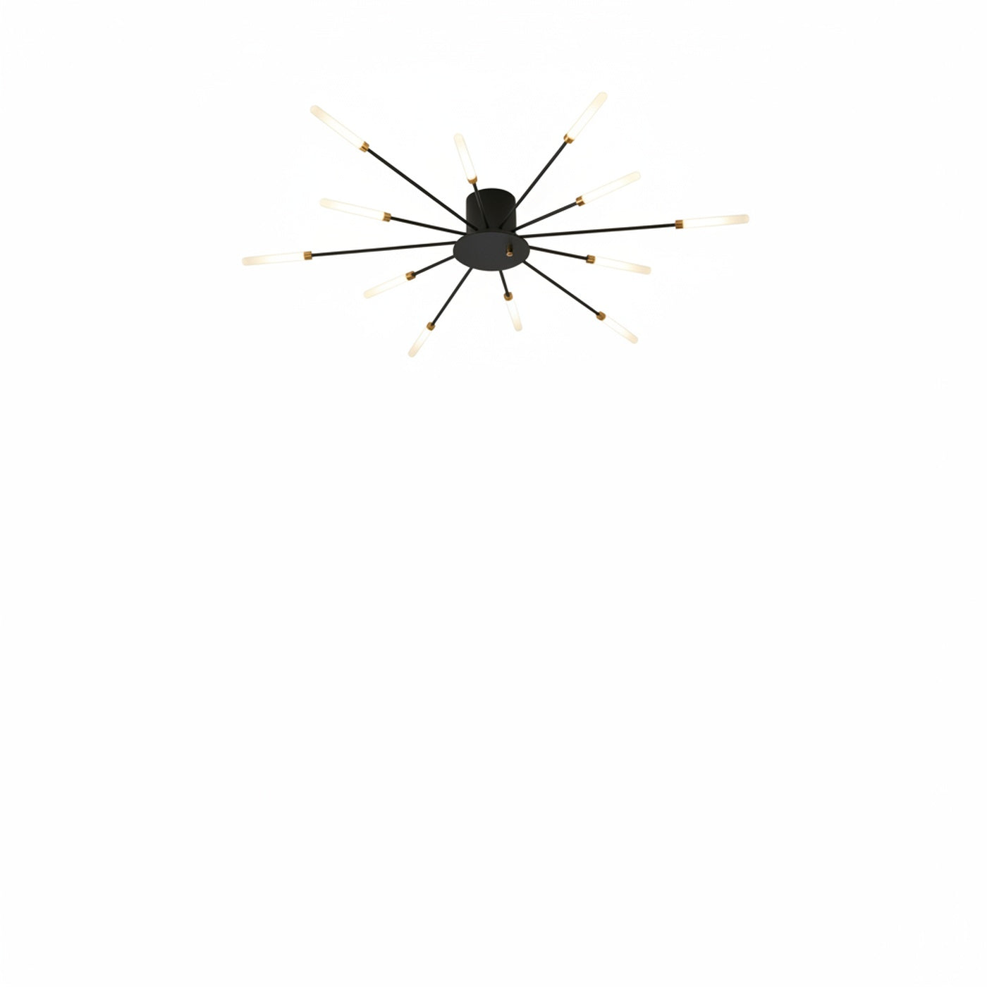 Plafondlamp Modern met Sputnik Design en Staafvormige LED Lichtbuizen