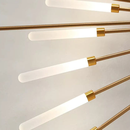 Plafondlamp Modern met Sputnik Design en Staafvormige LED Lichtbuizen