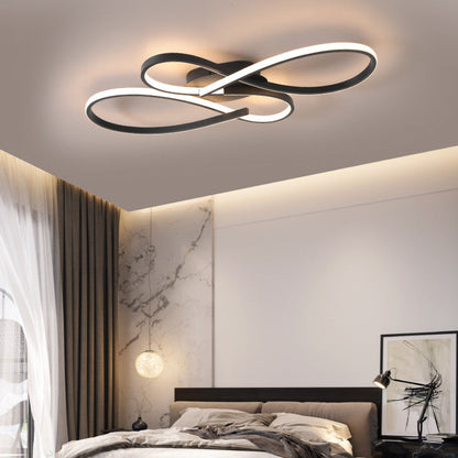 Plafondlamp Modern met Vloeiende LED Lussen en Dimfunctie