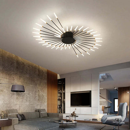 Plafondlamp Modern met Vuurwerk Design en Geïntegreerde LED