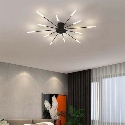 Plafondlamp Modern met Vuurwerk Design en Geïntegreerde LED
