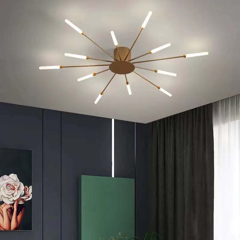 Plafondlamp Modern met Vuurwerk Design en Geïntegreerde LED