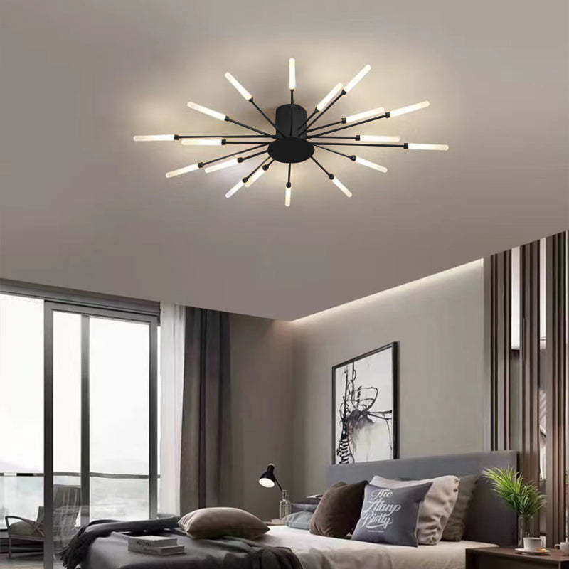 Plafondlamp Modern met Vuurwerk Design en Geïntegreerde LED