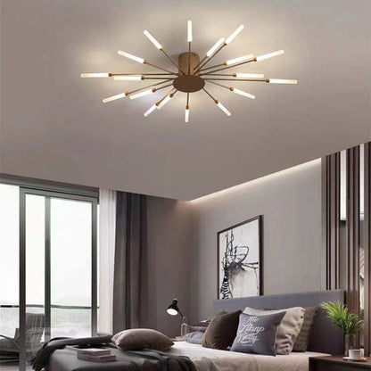 Plafondlamp Modern met Vuurwerk Design en Geïntegreerde LED