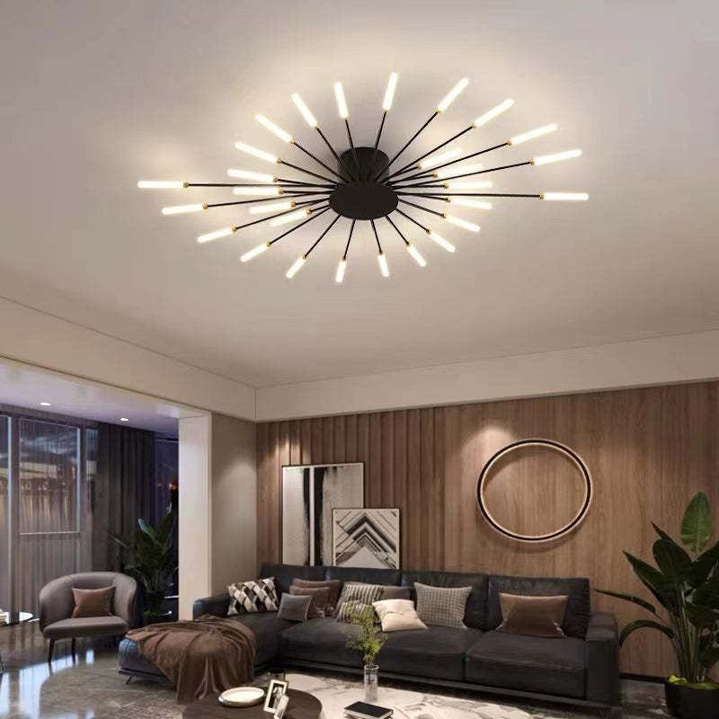 Plafondlamp Modern met Vuurwerk Design en Geïntegreerde LED