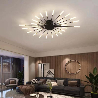 Plafondlamp Modern met Vuurwerk Design en Geïntegreerde LED