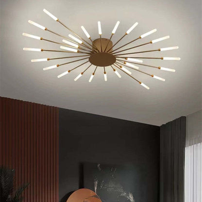 Plafondlamp Modern met Vuurwerk Design en Geïntegreerde LED