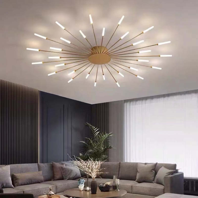 Plafondlamp Modern met Vuurwerk Design en Geïntegreerde LED