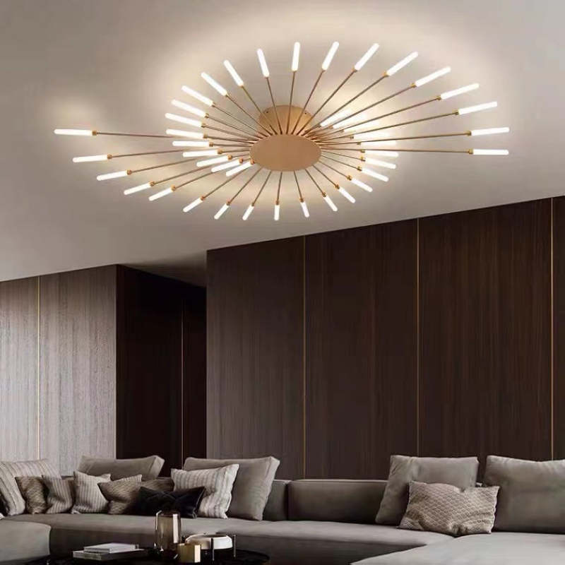 Plafondlamp Modern met Vuurwerk Design en Geïntegreerde LED
