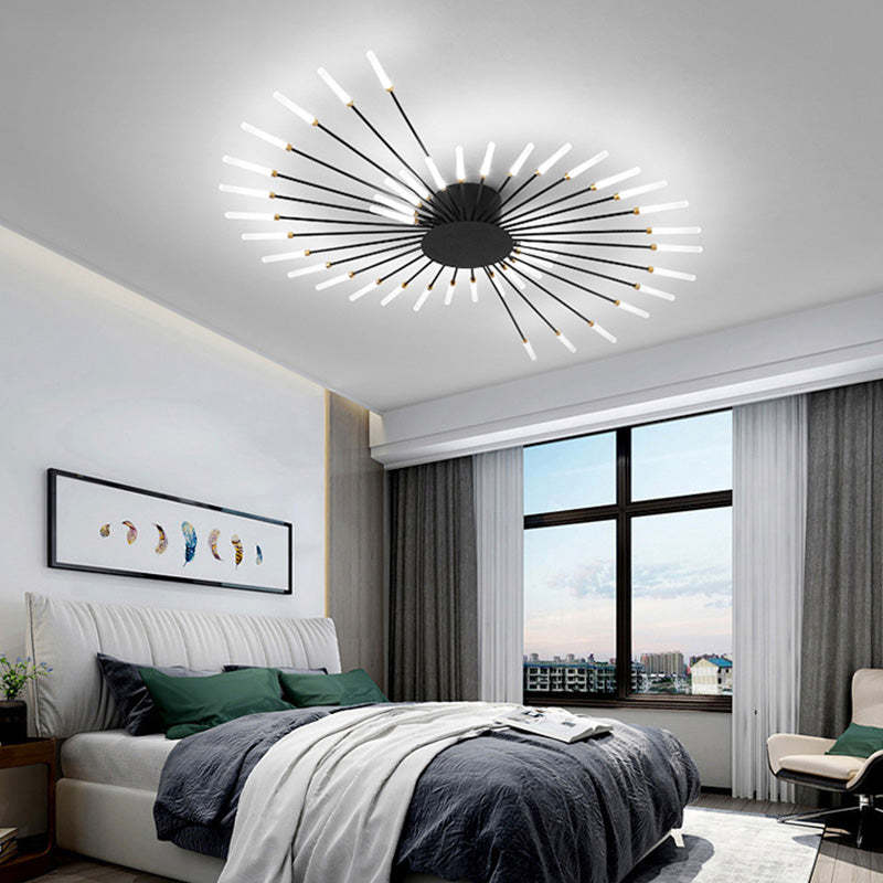Plafondlamp Modern met Vuurwerk Design en Geïntegreerde LED
