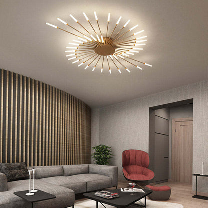 Plafondlamp Modern met Vuurwerk Design en Geïntegreerde LED