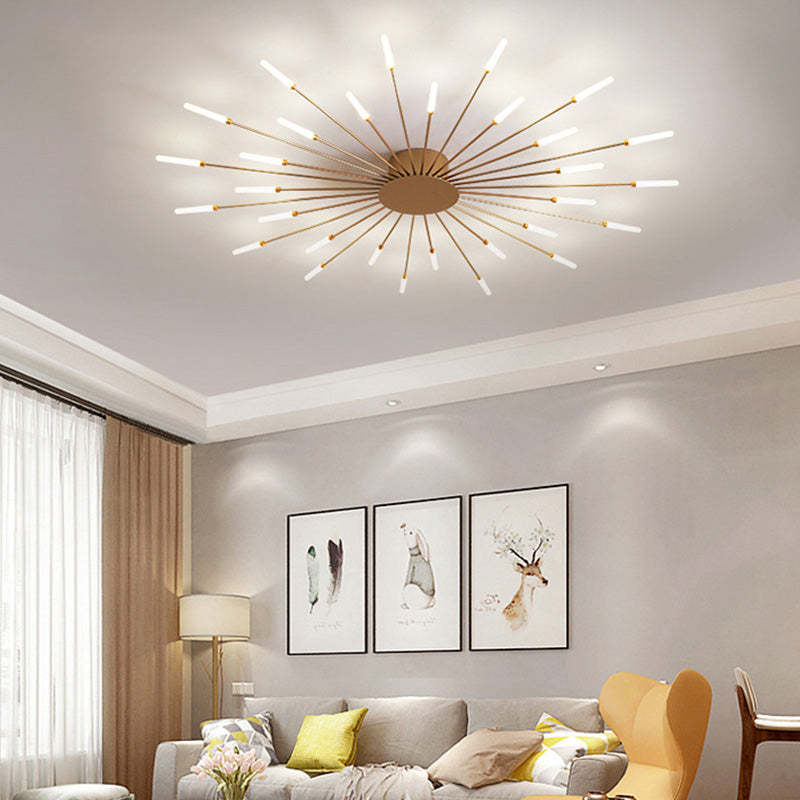 Plafondlamp Modern met Vuurwerk Design en Geïntegreerde LED