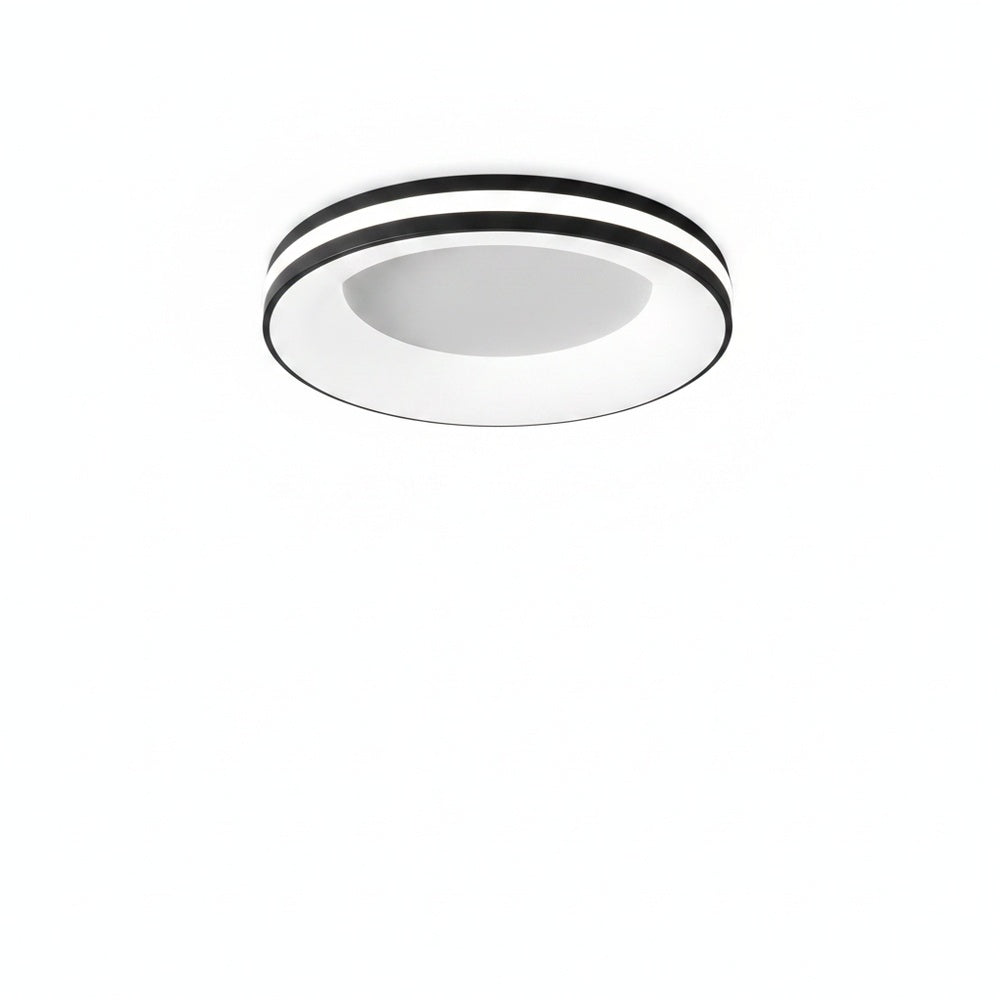 Plafondlamp Modern Rond met Geïntegreerde LED en Dubbele Ring