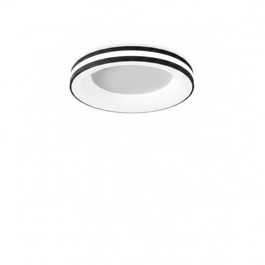 Plafondlamp Modern Rond met Geïntegreerde LED en Dubbele Ring