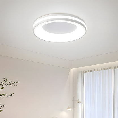 Plafondlamp Modern Rond met Geïntegreerde LED en Dubbele Ring