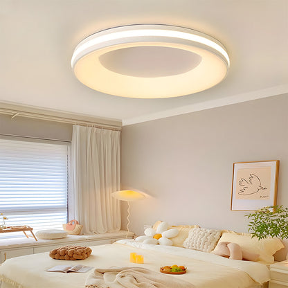 Plafondlamp Modern Rond met Geïntegreerde LED en Dubbele Ring
