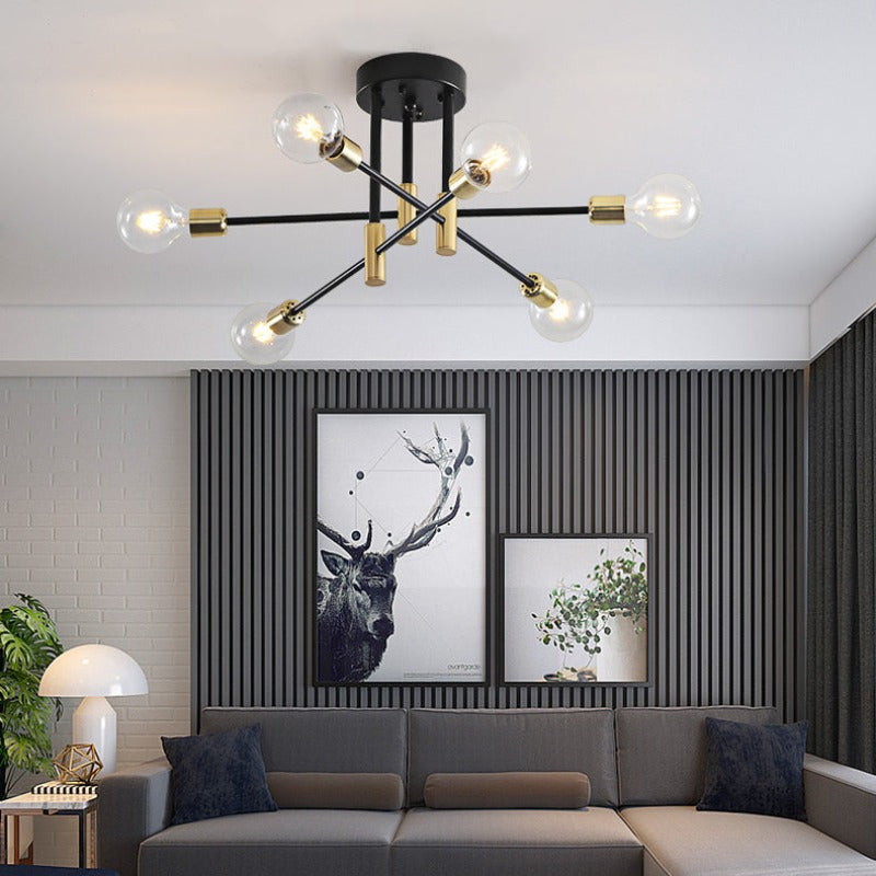 Plafondlamp Modern Sputnik met Meerdere Armen en E27 Fitting