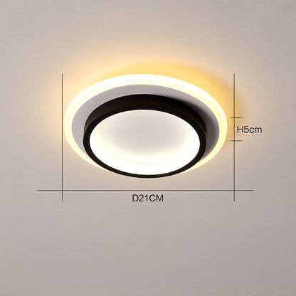 Plafondlamp Moderne LED met Dubbele Ring en Ronde Vorm
