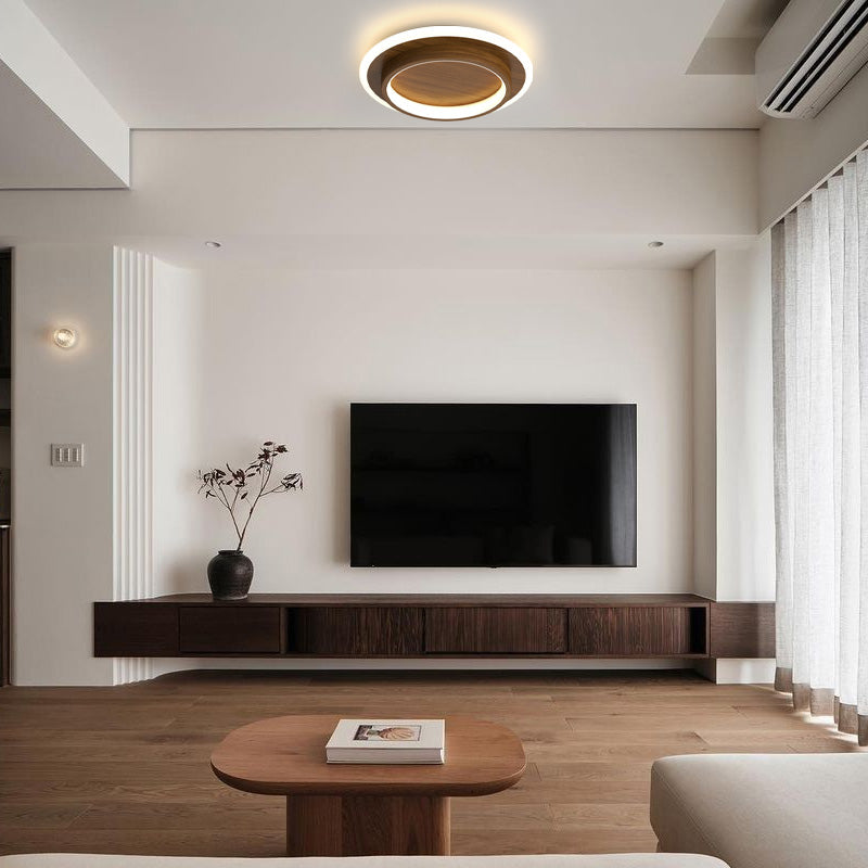 Plafondlamp Moderne LED met Dubbele Ring en Ronde Vorm