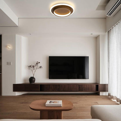 Plafondlamp Moderne LED met Dubbele Ring en Ronde Vorm