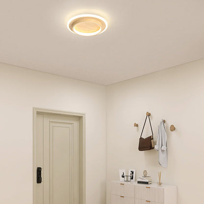 Plafondlamp Moderne LED met Dubbele Ring en Ronde Vorm