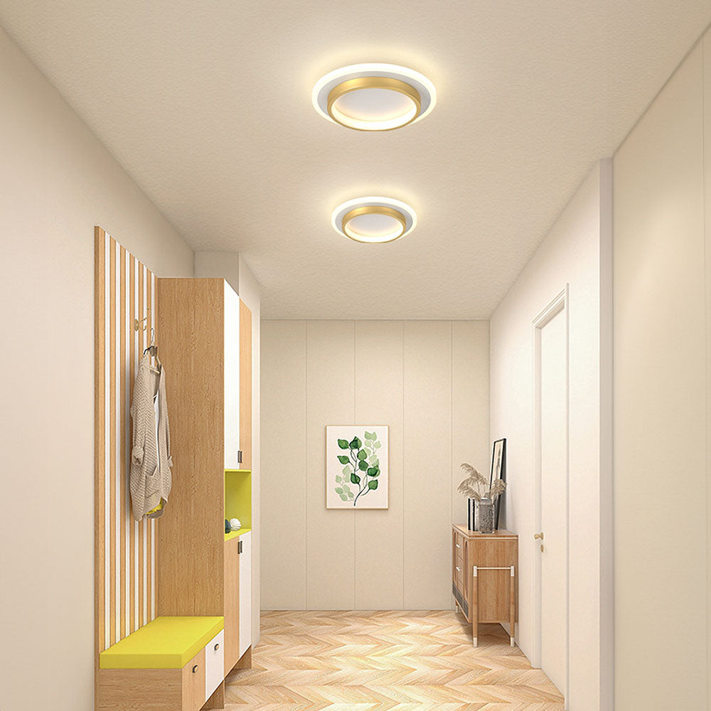Plafondlamp Moderne LED met Dubbele Ring en Ronde Vorm