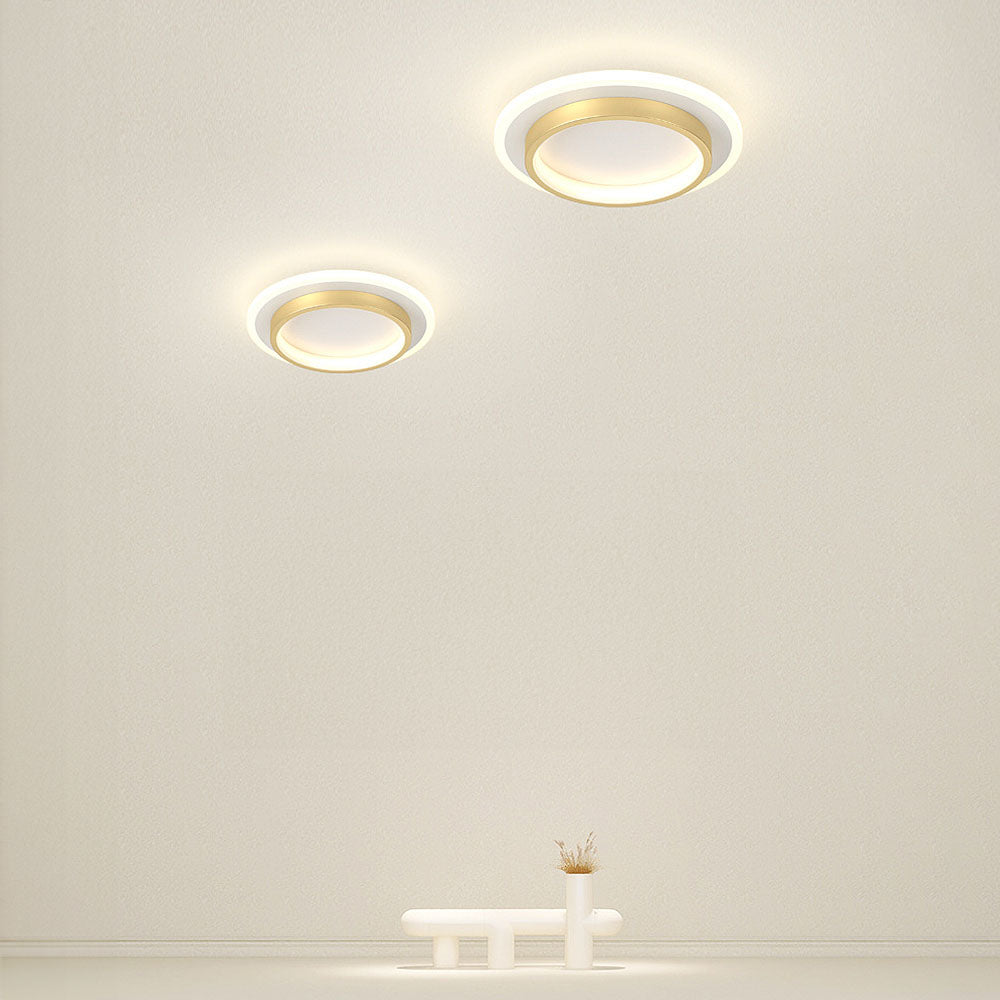 Plafondlamp Moderne LED met Dubbele Ring en Ronde Vorm