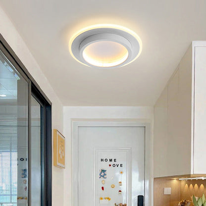 Plafondlamp Moderne LED met Dubbele Ring en Ronde Vorm
