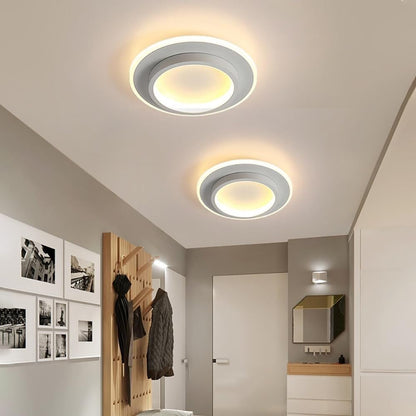 Plafondlamp Moderne LED met Dubbele Ring en Ronde Vorm