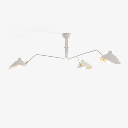 Plafondlamp Retro met Meerdere Armen en Verstelbare Spots