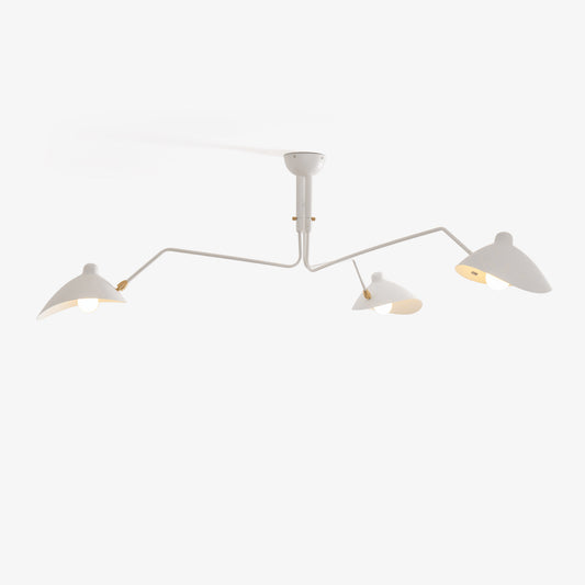 Plafondlamp Retro met Meerdere Armen en Verstelbare Spots