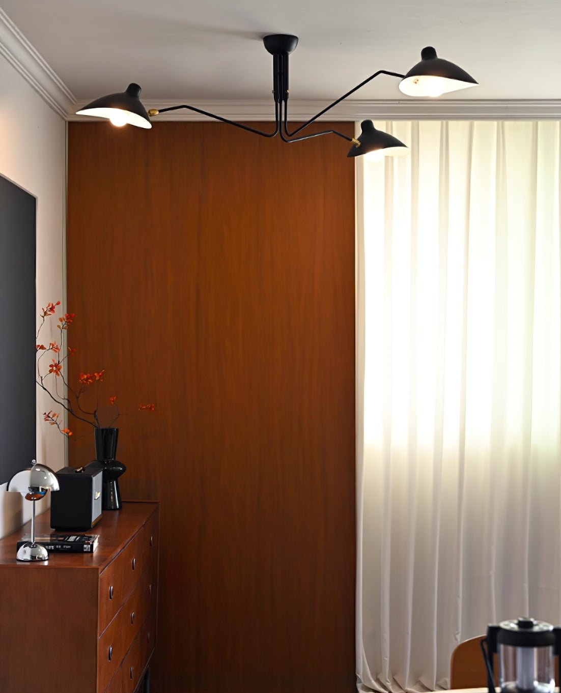 Plafondlamp Retro met Meerdere Armen en Verstelbare Spots