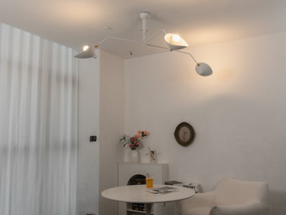 Plafondlamp Retro met Meerdere Armen en Verstelbare Spots ##POS:104##