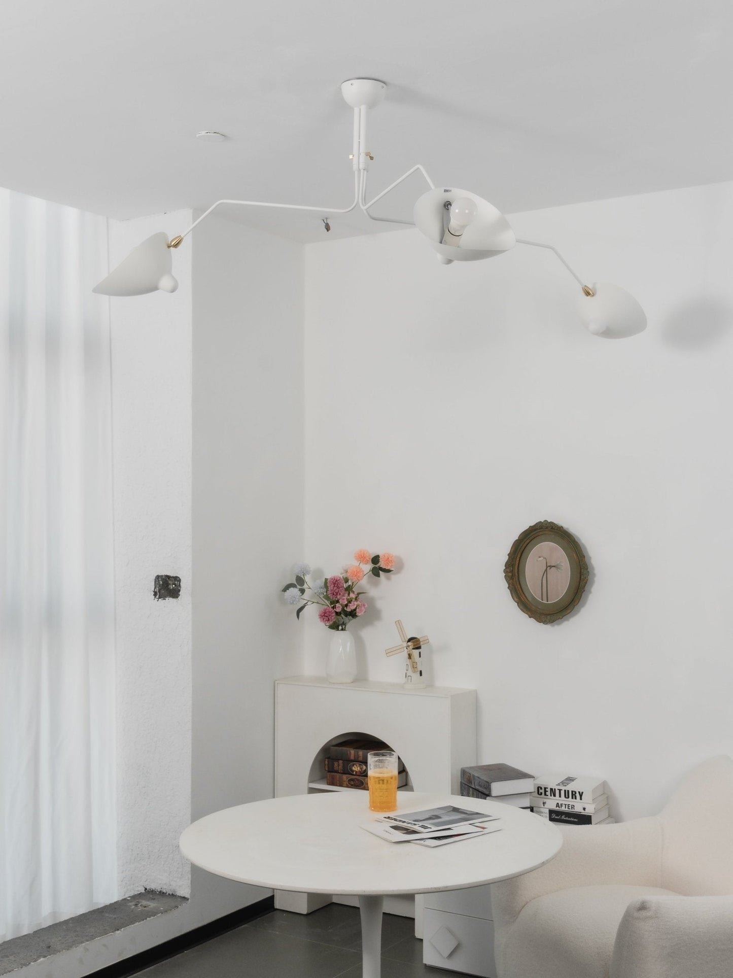 Plafondlamp Retro met Meerdere Armen en Verstelbare Spots