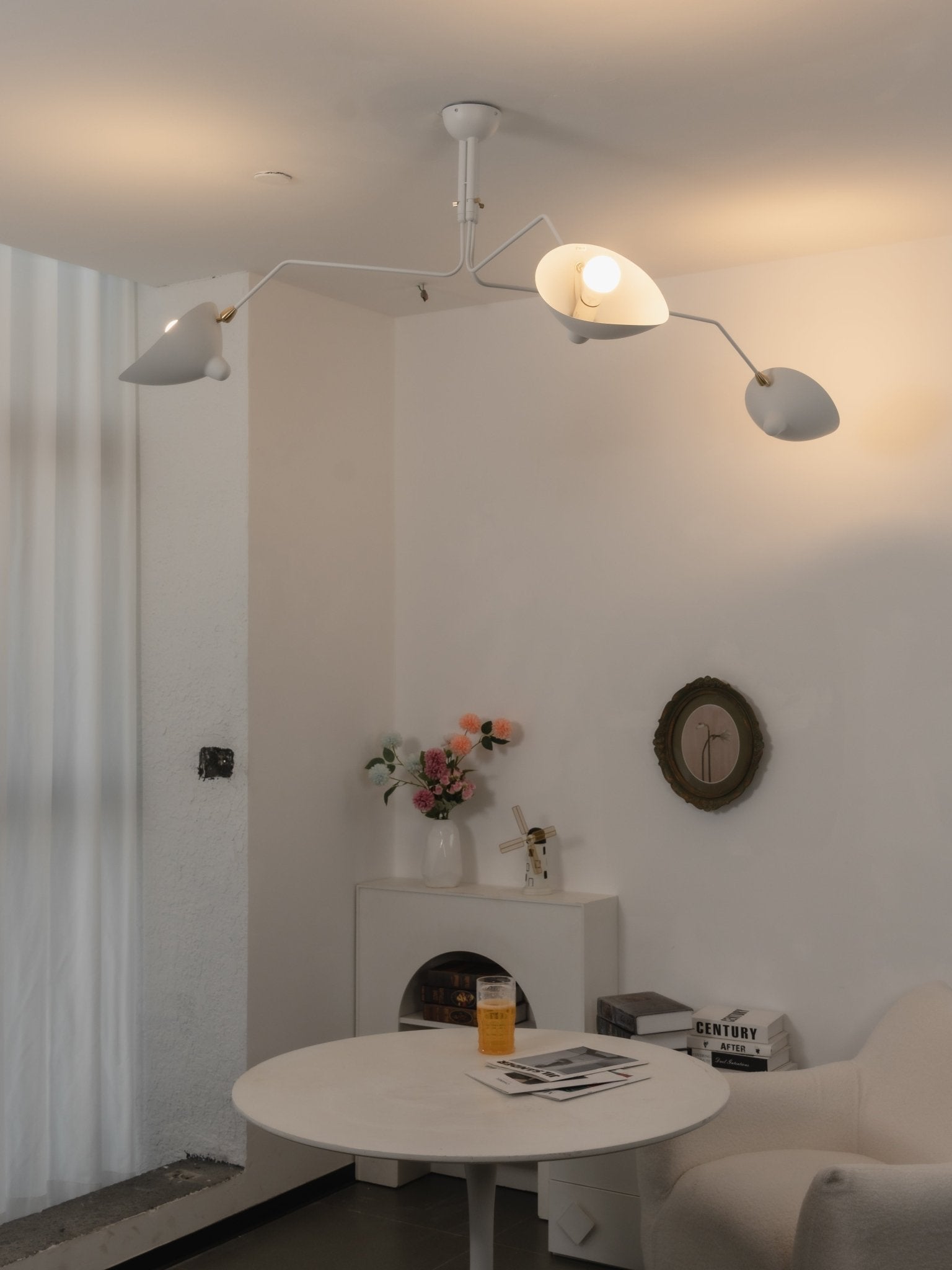 Plafondlamp Retro met Meerdere Armen en Verstelbare Spots ##POS:106##