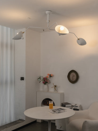 Plafondlamp Retro met Meerdere Armen en Verstelbare Spots ##POS:106##