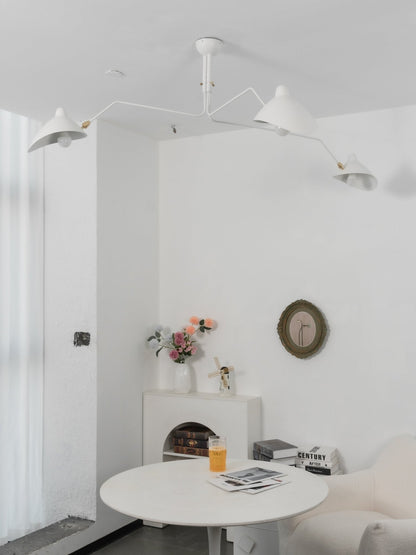 Plafondlamp Retro met Meerdere Armen en Verstelbare Spots