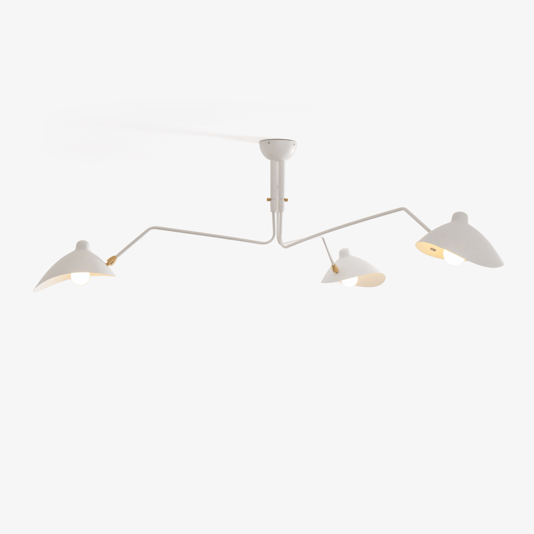 Plafondlamp Retro met Meerdere Armen en Verstelbare Spots