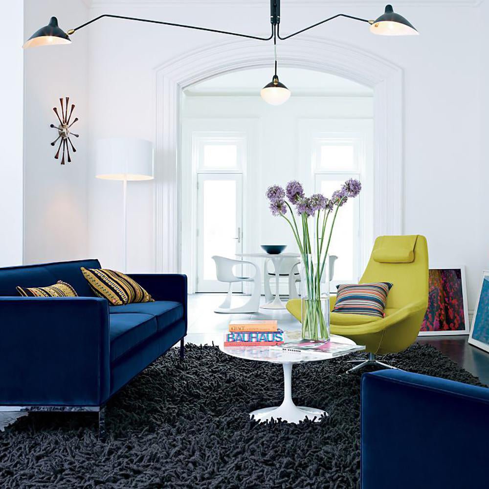 Plafondlamp Retro met Meerdere Armen en Verstelbare Spots