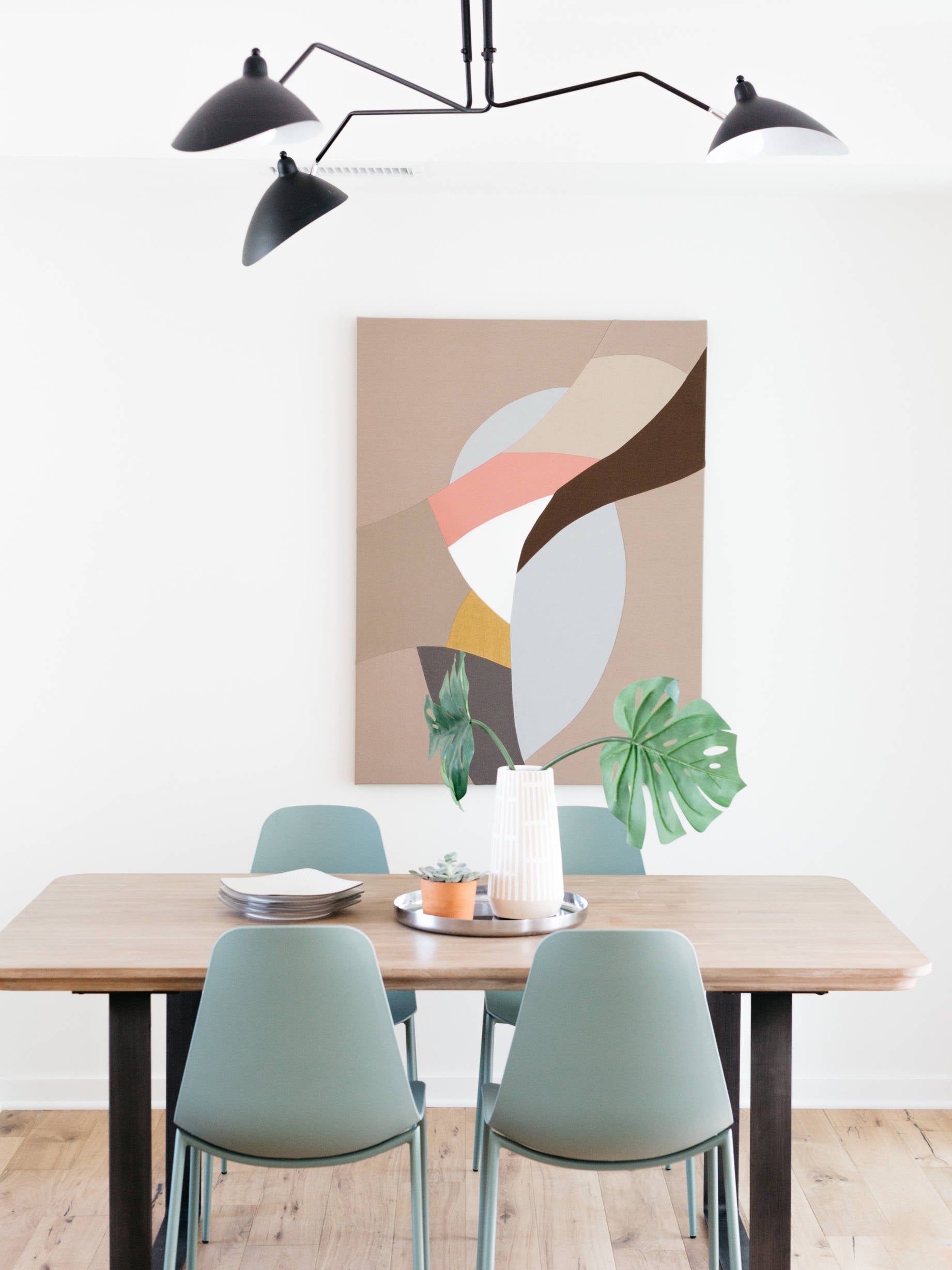 Plafondlamp Retro met Meerdere Armen en Verstelbare Spots