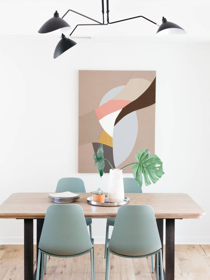 Plafondlamp Retro met Meerdere Armen en Verstelbare Spots