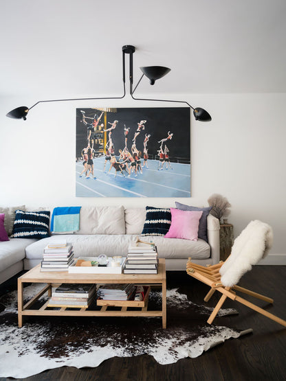 Plafondlamp Retro met Meerdere Armen en Verstelbare Spots
