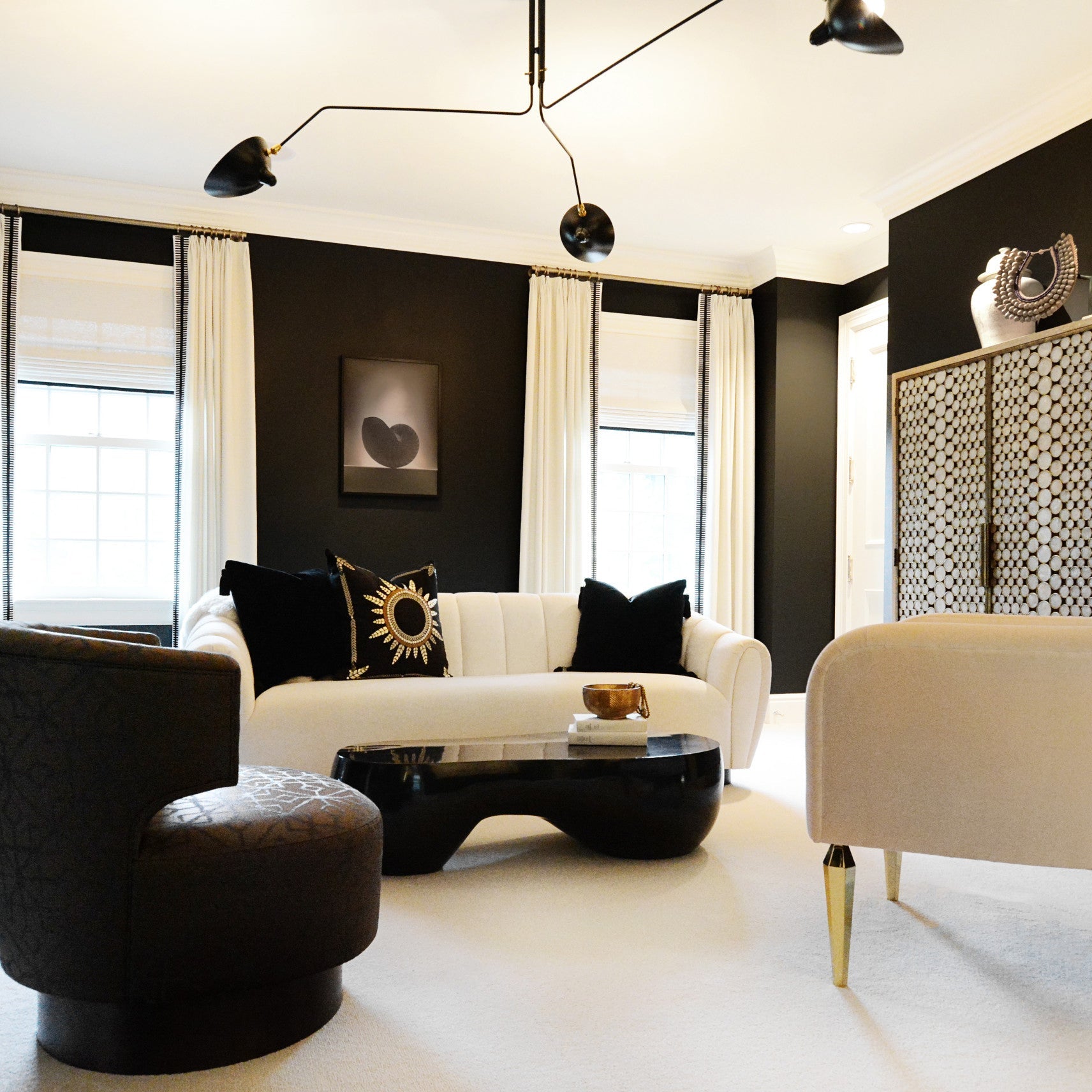Plafondlamp Retro met Meerdere Armen en Verstelbare Spots