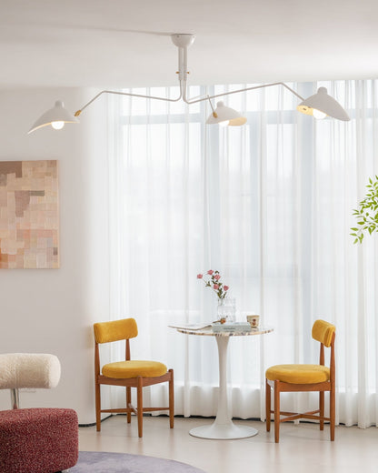 Plafondlamp Retro met Meerdere Armen en Verstelbare Spots