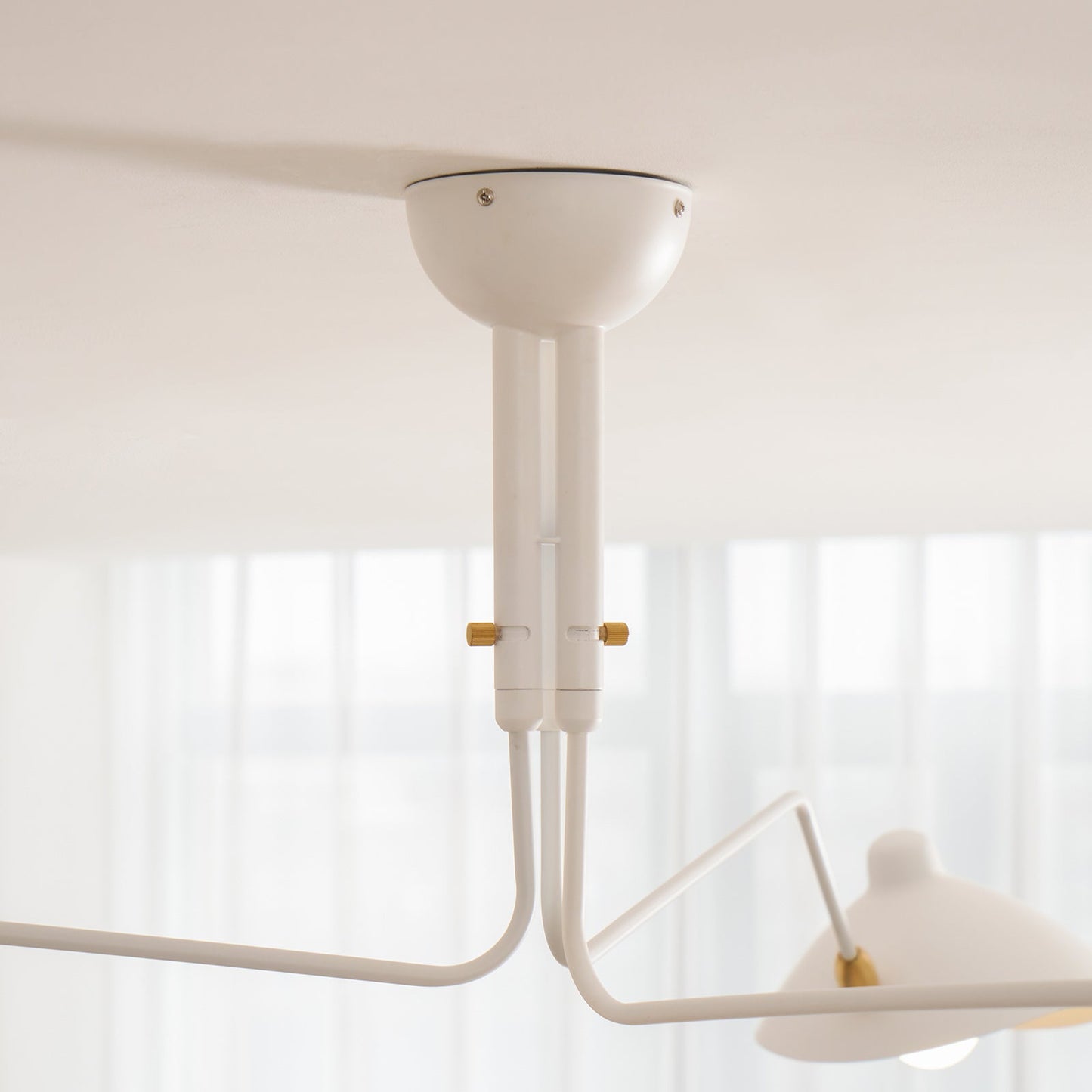 Plafondlamp Retro met Meerdere Armen en Verstelbare Spots