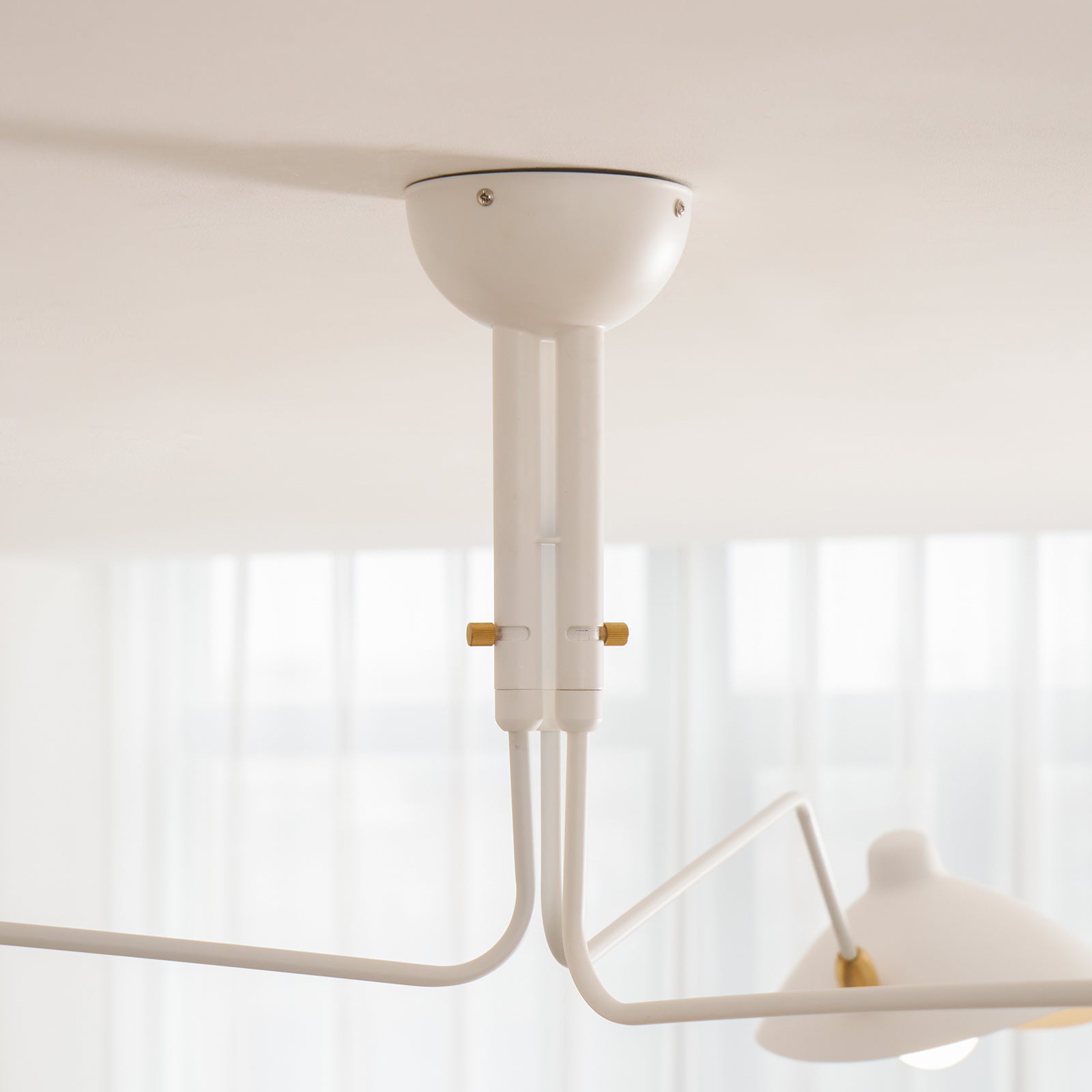 Plafondlamp Retro met Meerdere Armen en Verstelbare Spots