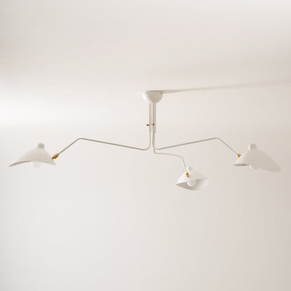 Plafondlamp Retro met Meerdere Armen en Verstelbare Spots
