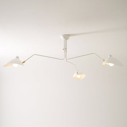 Plafondlamp Retro met Meerdere Armen en Verstelbare Spots ##POS:69##