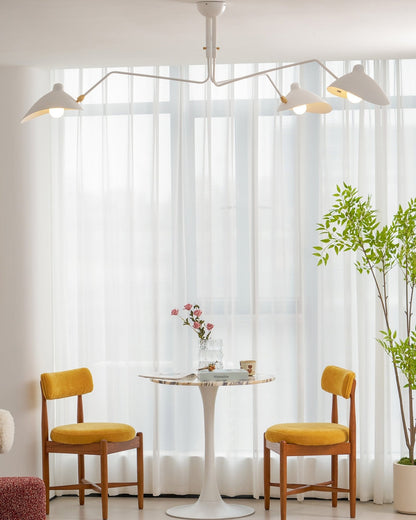 Plafondlamp Retro met Meerdere Armen en Verstelbare Spots