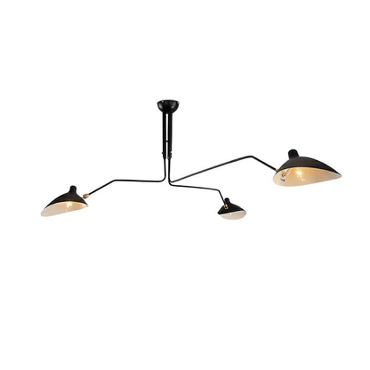 Plafondlamp Retro met Meerdere Armen en Verstelbare Spots